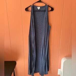 LuLaRoe Navy Sleeveless Tunic